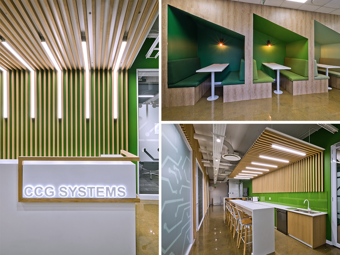 All new lighting for CCG Systems in Midrand