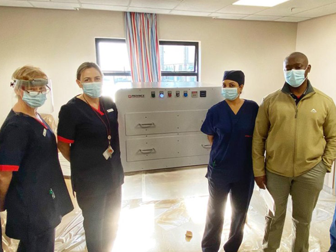 UVC cabinets fight viruses at Life Hospitals