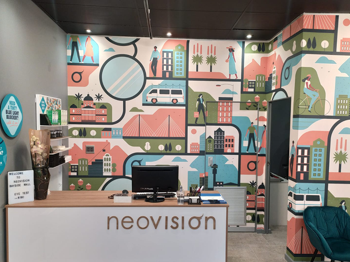 Eye-catching lights for Neovision Bayside Mall