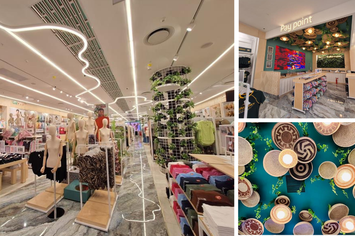 Bespoke solution for Pick n Pay Clothing flagship store