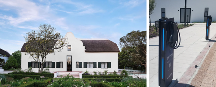 Power up with our EV Charger at Hazendal Wine Estate