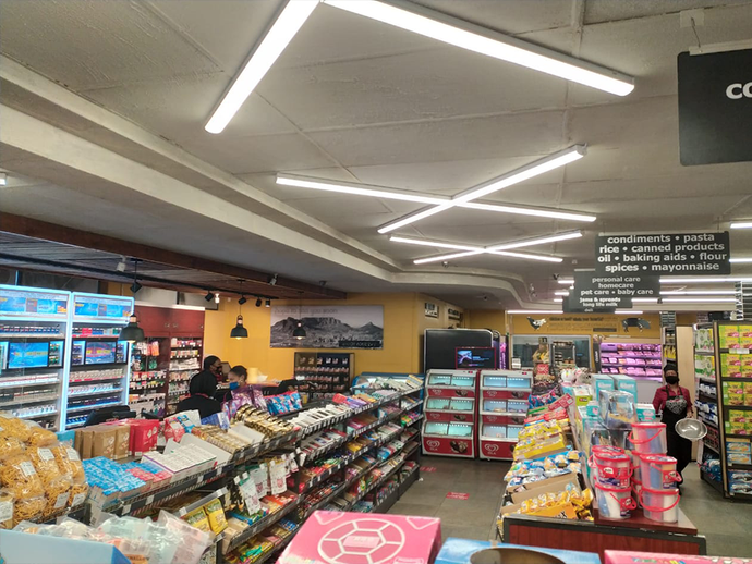 Welgelegen Spar shines bright with linear LED's